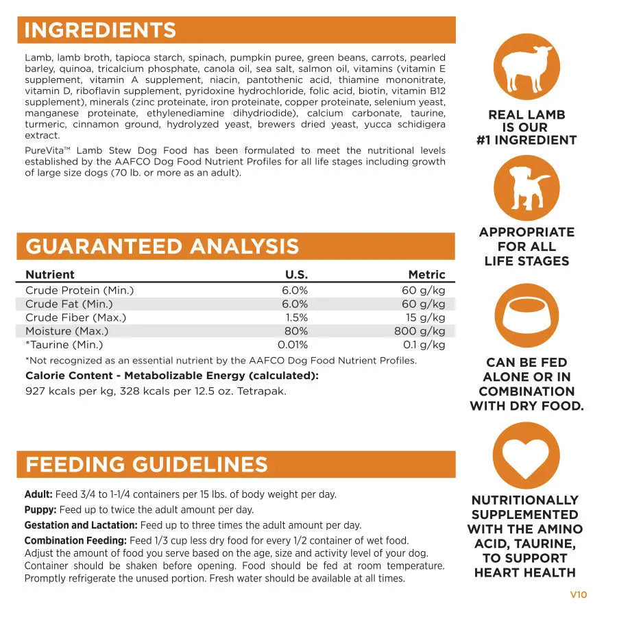 NutriSource PureVita Limited Ingredient Wet Dog Food 12.5 Oz - 12 Per Case NutriSource