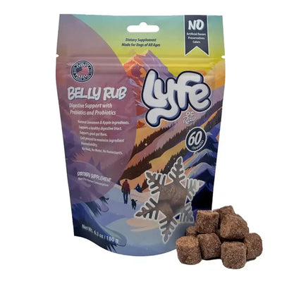 OC Lyfe Belly Rub Cold Press Chews 6oz OC Raw