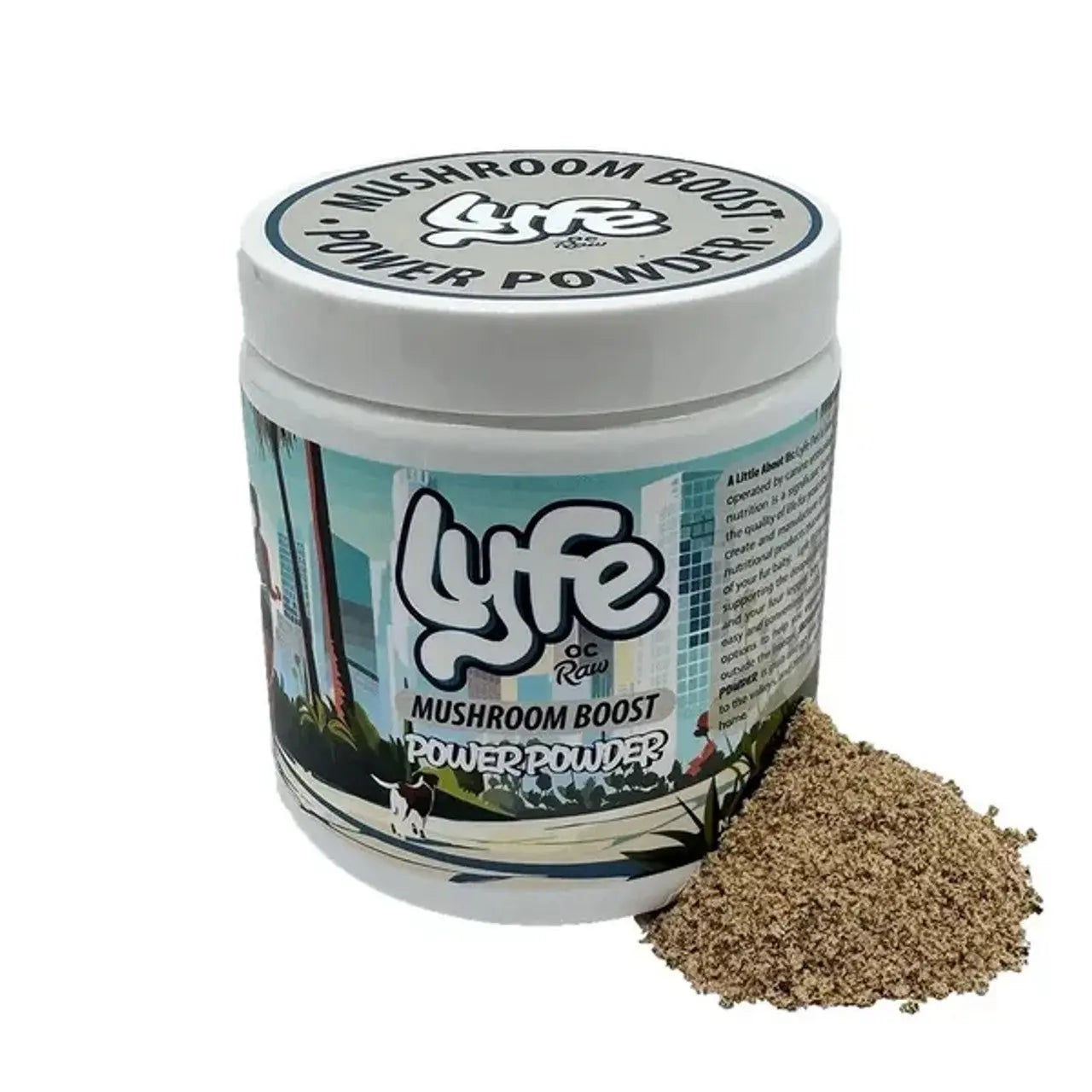 OC Lyfe Mushroom Boost Dog Supplements 4oz OC Raw