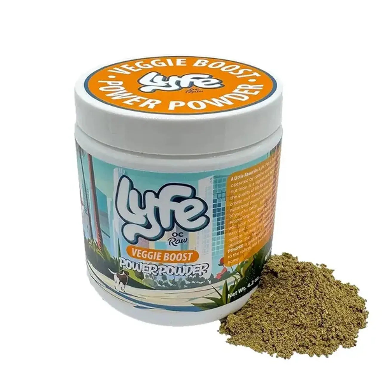 OC Lyfe Veggie Boost Dog Supplements 4oz OC Raw