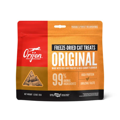 ORIJEN Original Grain-Free Freeze-Dried Cat Treats 1.25 oz ORIJEN