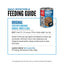 A feeding guide for ORIJEN Real Meat Shreds Chicken, Turkey & Eggs Recipe Stew Grain-Free Wet Dog Food (12 ea/12.8 oz) features daily rotation tips, feeding amounts, calorie info, and notes for dogs over 30 lbs.