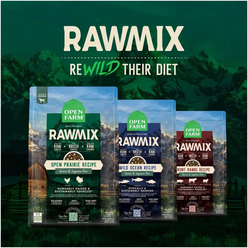 Open Farm RawMix Wild Ocean Recipe Grain & Legume Free Dog Open Farm