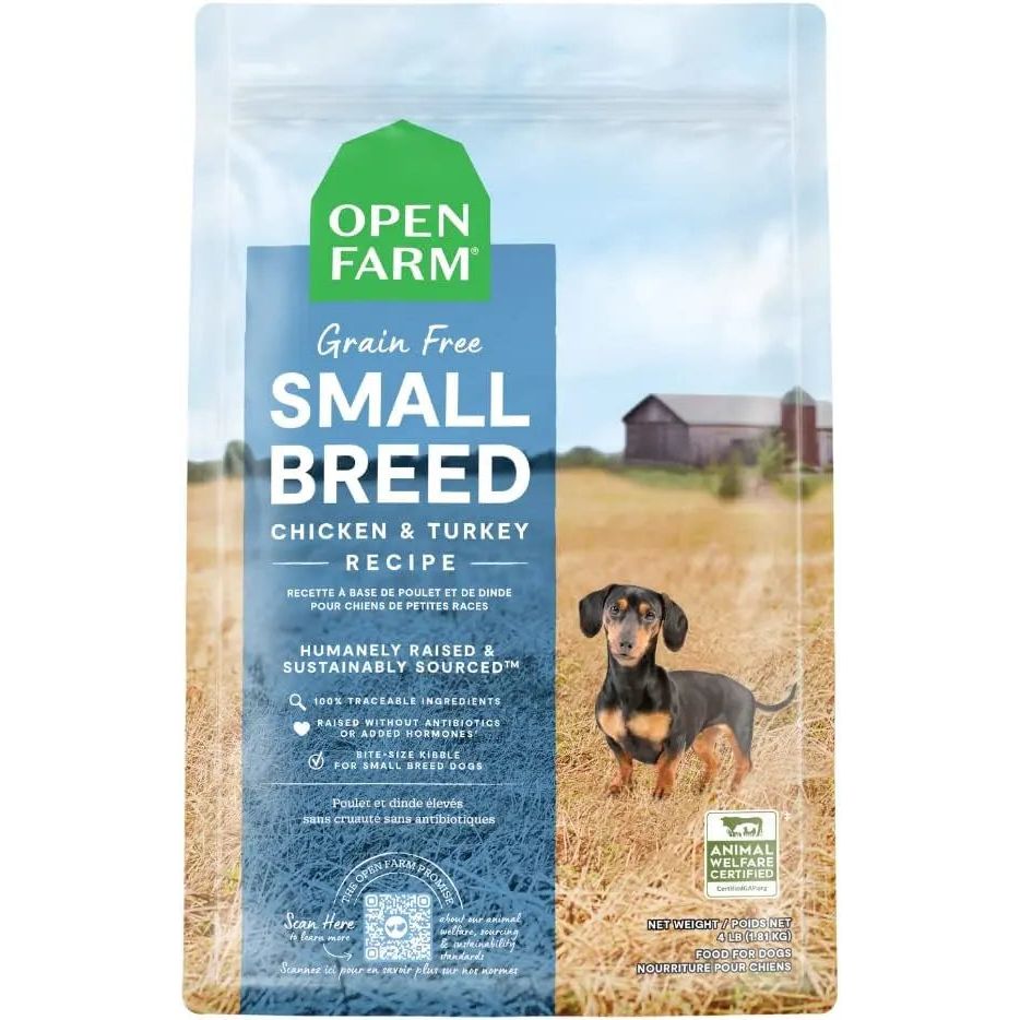 Open Farm Small Breed Chicken, Turkey & Ancient Grains Dry Dog Food Open Farm