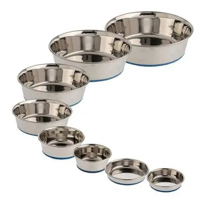 OurPets® Premium Rubber-Bonded Stainless Steel Cat Dish 12 Oz OurPets®