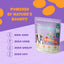 A bag of PETIPET Mobility Bites with Glucosamine + Turmeric Apple & Carrot Flavored Soft Chews for dogs sits on a purple surface. Text highlights joint support, non-GMO, zero corn, wheat, or soy—great for senior dog mobility and comfort.