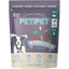 A 7oz bag of PETIPET Omega DHA Bites for dogs features apple & carrot flavor soft chews with marine algae DHA + EPA, supporting brain and heart health; made with organic, GMO-free ingredients, high fiber, and antioxidants.