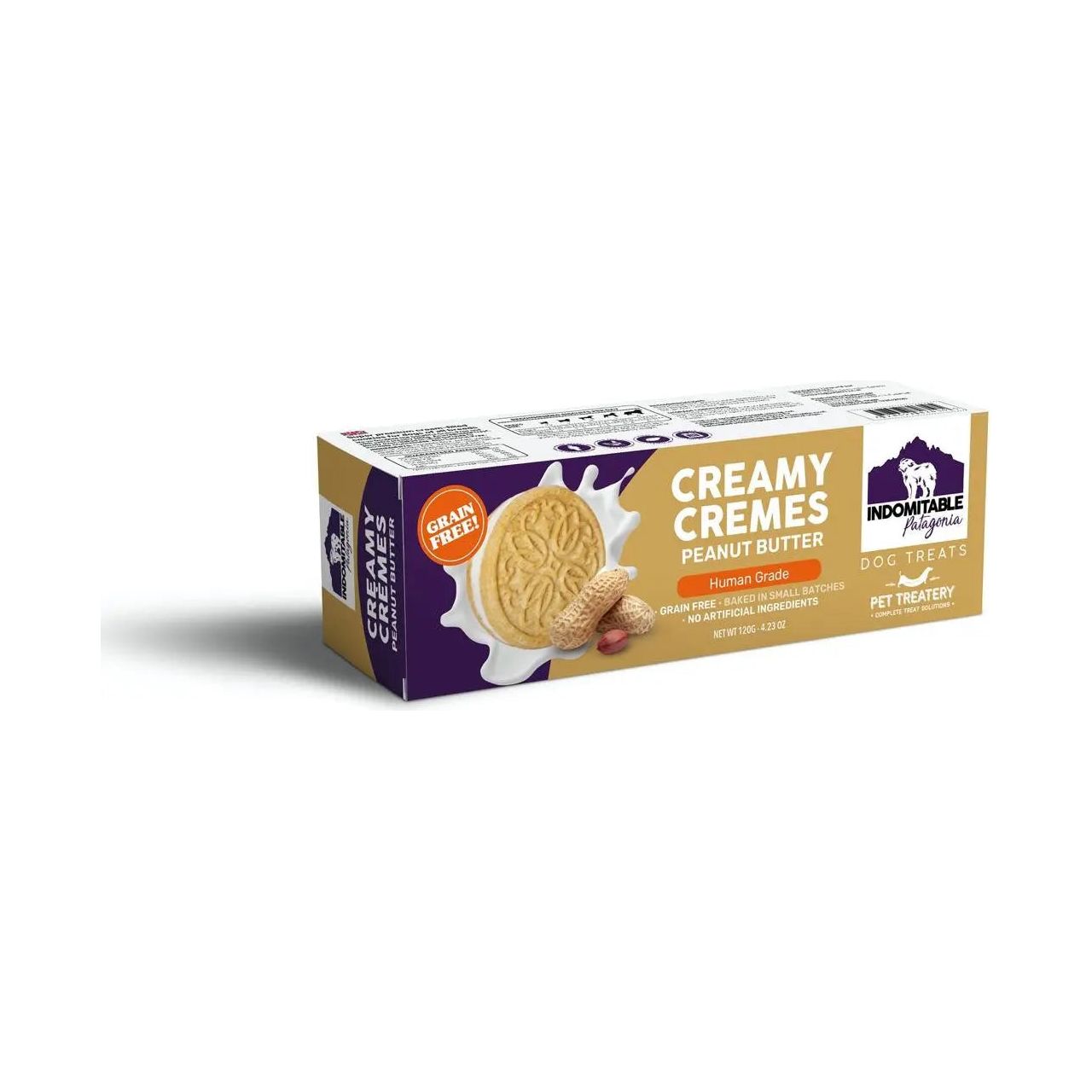 Pet Treatery Dog Biscuits Grain Free Creamy Cremes 4.23 oz./120 gm Granville