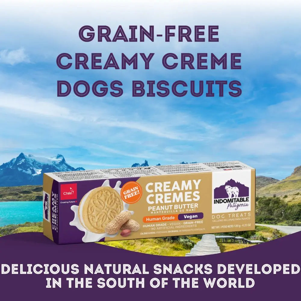 Pet Treatery Dog Biscuits Grain Free Creamy Cremes 4.23 oz./120 gm Granville