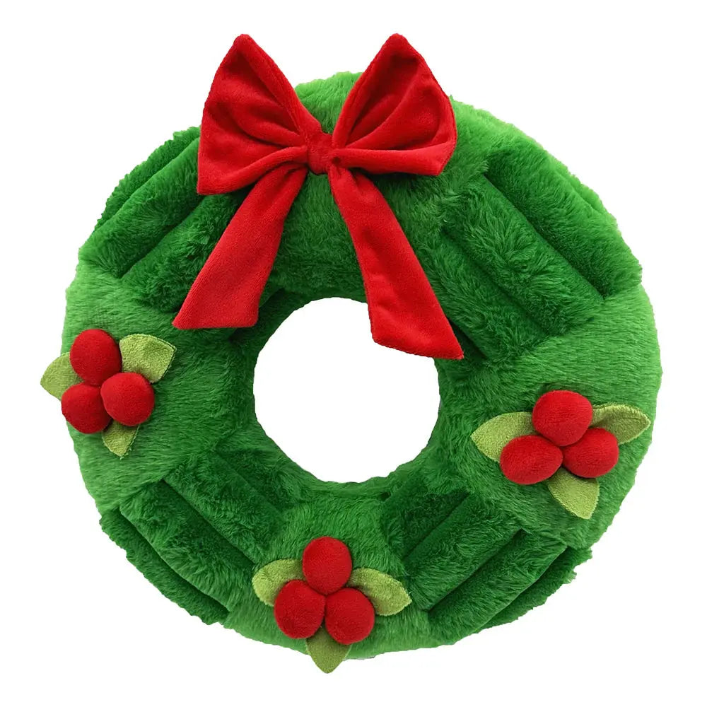 PetLou Christmas Wreath Holiday Dog Toys 15" Petlou