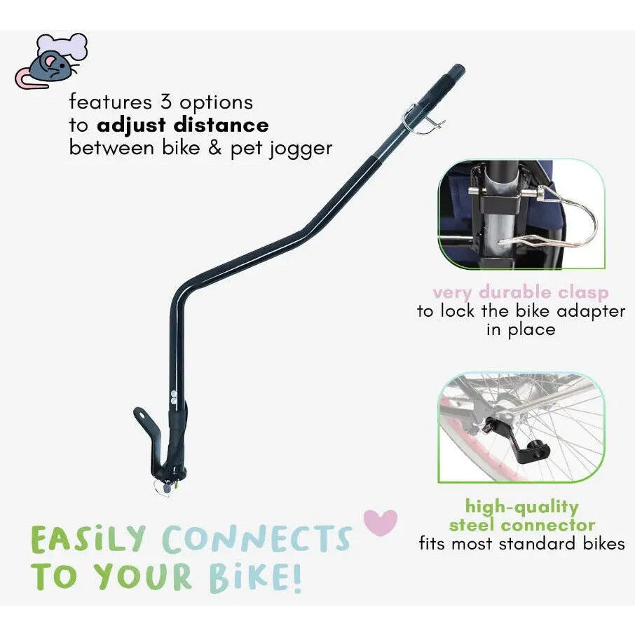 Petique Bike Adapter for Pet Strollers Petique