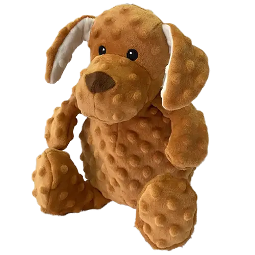 Petlou Dotty Friends Dog Plush Toy w/Squeaker 12" Petlou
