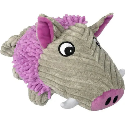 Petlou Pastel Pals Warthog Dog Toys with Squeakers 8" Petlou