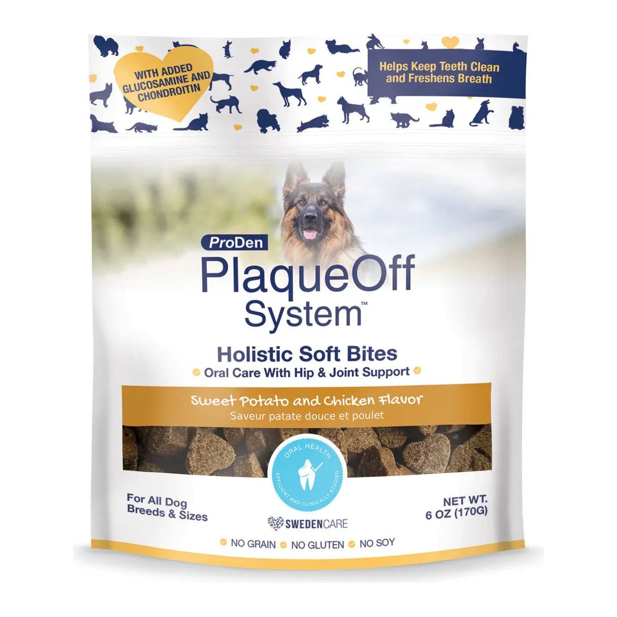 PlaqueOff Holistic Soft Bites Oral Care with Hip & Joint PlaqueOff