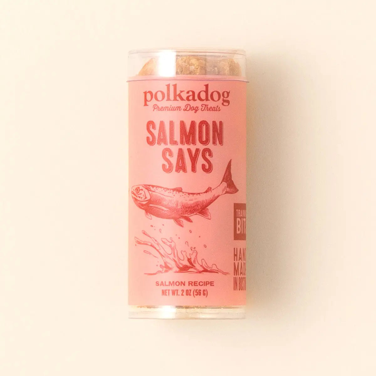 Polka Dog Salmon Says Training Bits Polka Dog