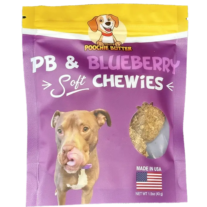 Poochie Butter Baked Dog Treat Soft Chewie Collection 1.5oz Poochie Butter