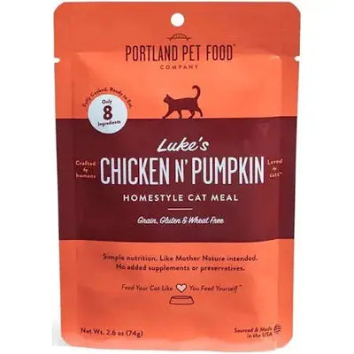 Portland Pet Food Company Luke’s Chicken N’ Pumpkin Cat Food Portland Pet Food
