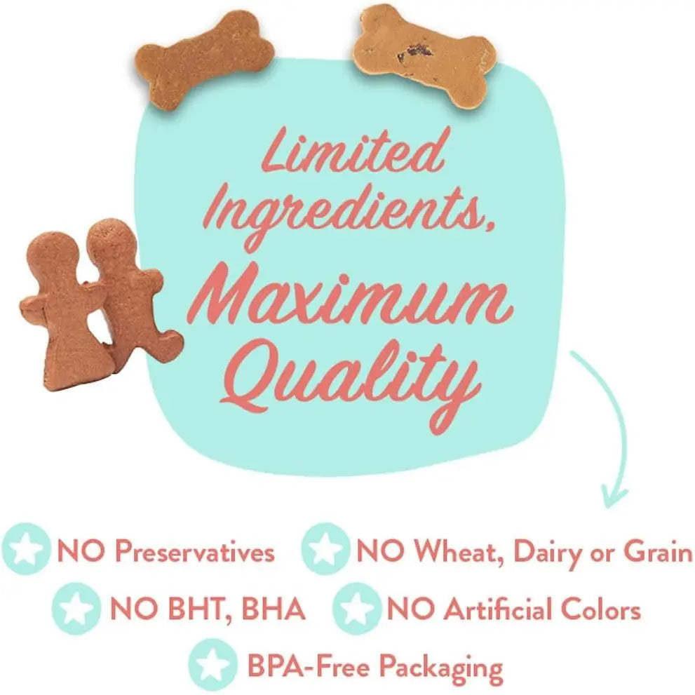 Portland Pet Food Company Pumpkin Biscuits Grain-Free & Gluten-Free Dog Treats 5oz Portland Pet Food