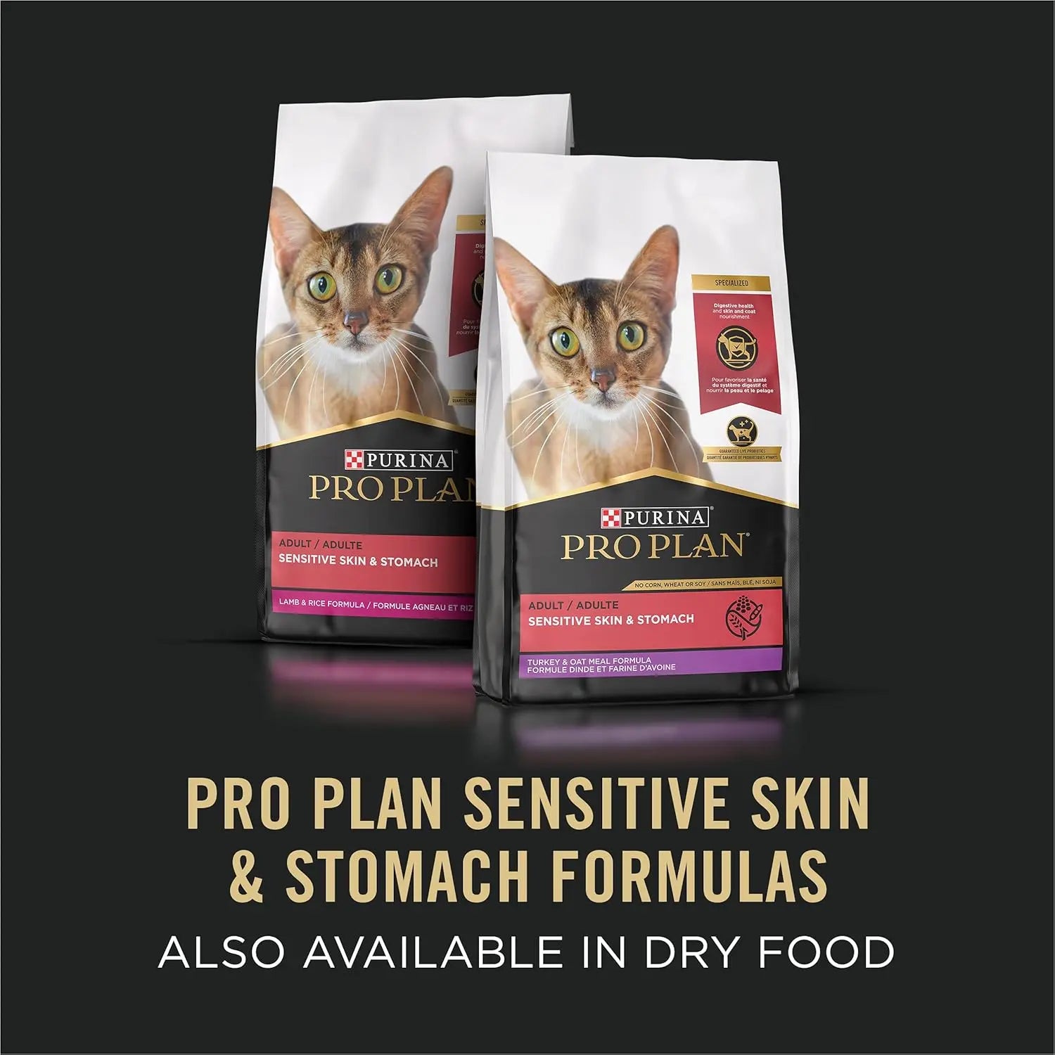 Pro Plan Sensitive Skin & Stomach Grain Free Arctic Char Entree Adult Wet Cat Food 24 / 3 oz Purina Pro Plan