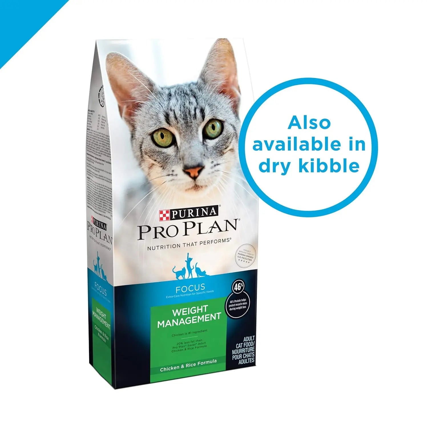 Pro Plan Weight Management Turkey & Rice Entree Adult Wet Cat Food 24 / 3 oz Purina Pro Plan