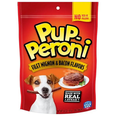 Pup-Peroni Filet Mignon & Bacon Flavor Dog Treats 5.6 oz Pup-Peroni