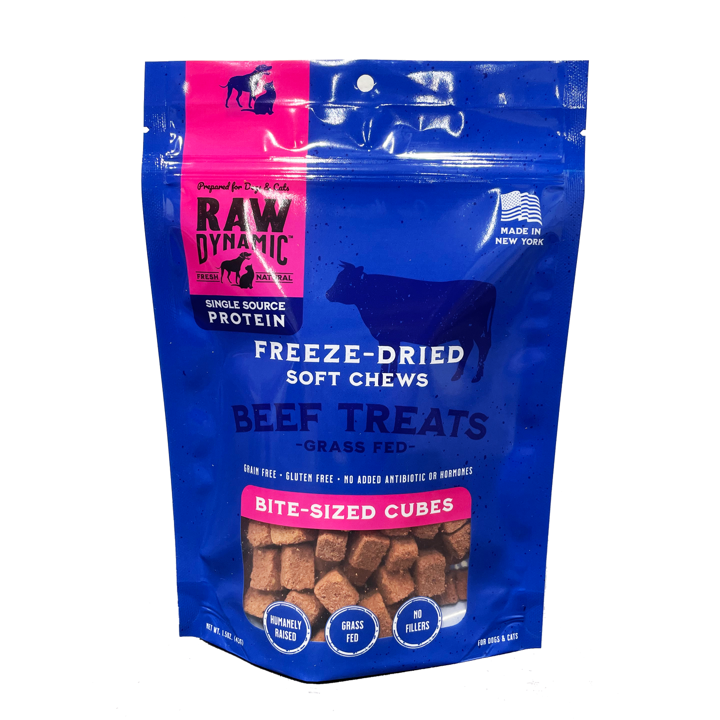 Raw Dynamic Freeze-Dried Dog Treats 1.5oz Raw Dynamic