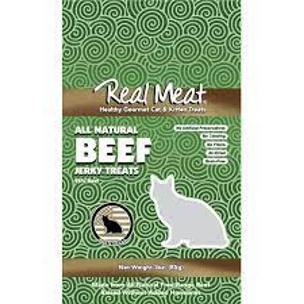 Real Meat Beef Jerky Cat Treats 3oz Real Meat®