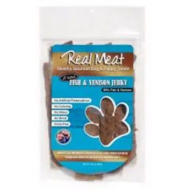 Real Meat® Fish Venison Jerky Stix Dog Treat 8oz Real Meat®