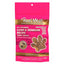 A pink and red 4 oz (114g) bag of Real Meat® Lamb Venison Jerky Dog Treat features an all-natural lamb & venison recipe with New Zealand Lamb, no artificial preservatives, and is grain-free.