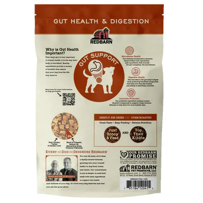 Redbarn Pet Products Air Dried Gut Support Chicken & Turkey Dry Dog Food Redbarn