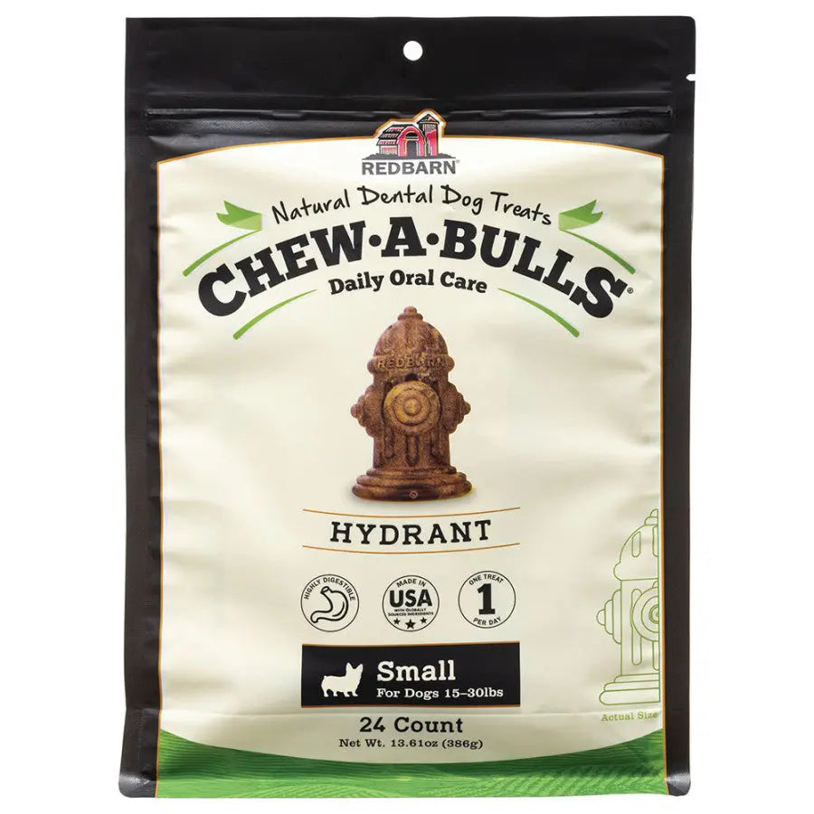 Redbarn Pet Products Chew-A-Bulls Hydrant Dog Treat Redbarn