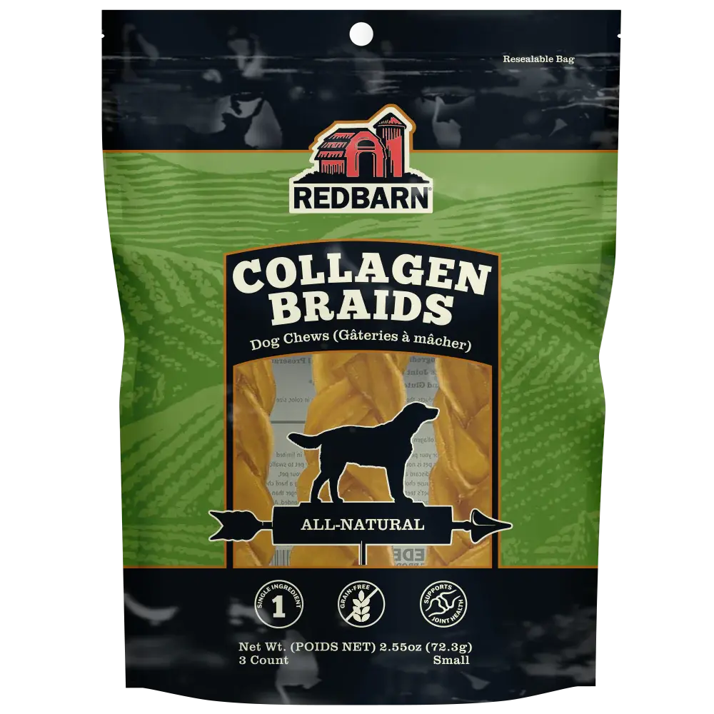 Redbarn Pet Products Collagen Braid Dog Treat Redbarn