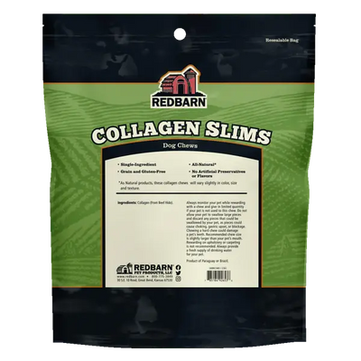 Redbarn Pet Products Collagen Slims Dog Treat 10 oz Redbarn