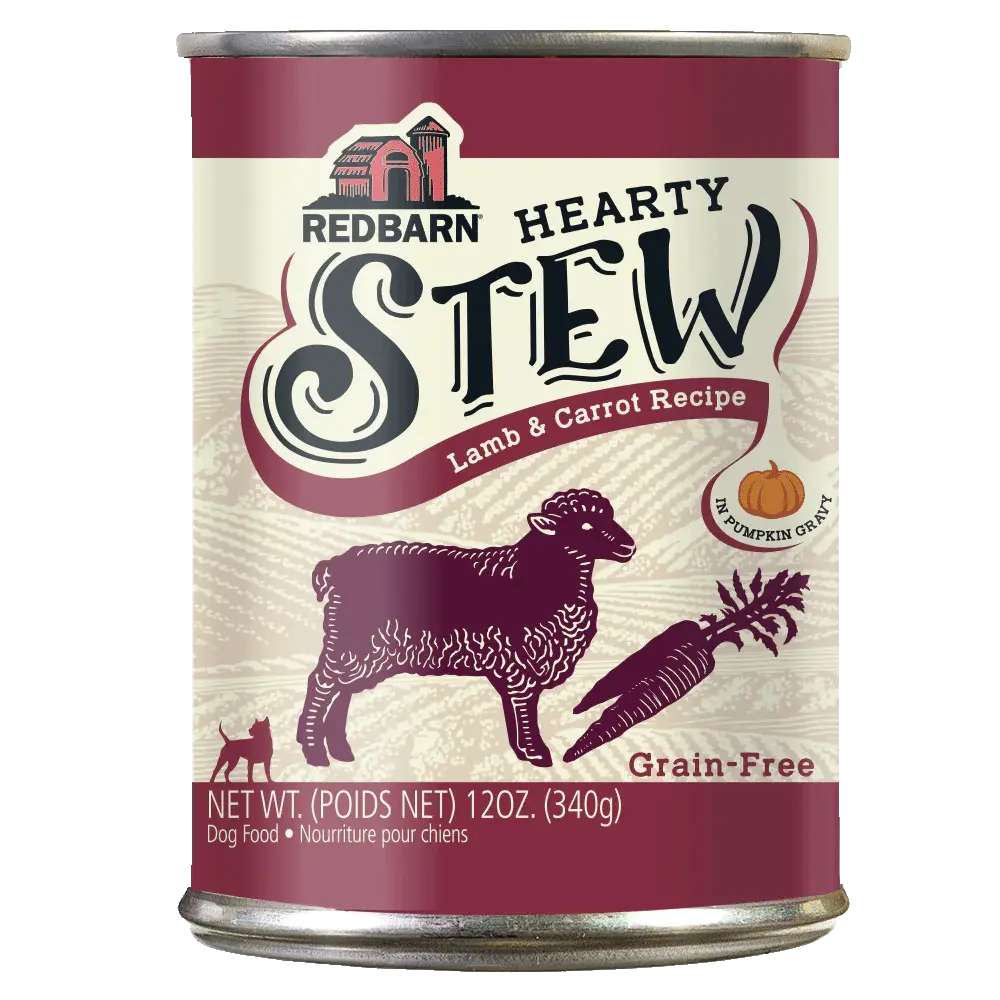 Redbarn Pet Products Hearty Stew All Life Stages Lamb & Carrot Wet Dog Food Redbarn