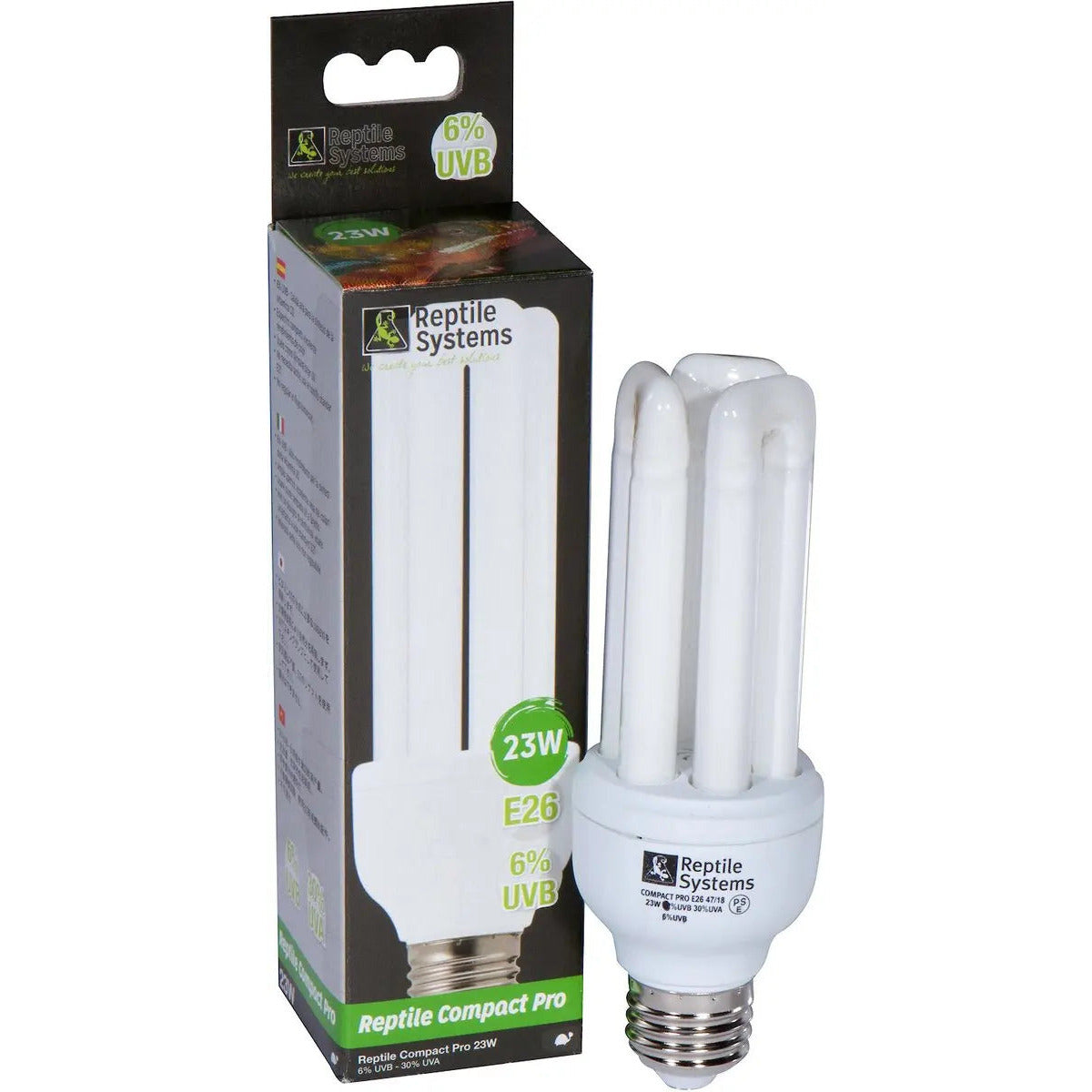 Reptile Systems Forest Compact Pro Basking Lamp 6% UVB Bulb Reptile Systems