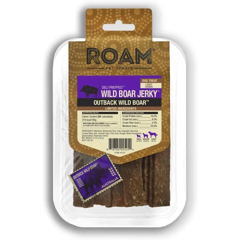 Roam Pets Wild Boar Jerky for Dogs Roam