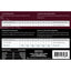 A feeding guide chart for Rocky Mountain Raw’s Beef Formula Freeze-Dried Raw Meal for Dogs 14 oz, with dry and rehydrated portions by dog weight, Natural Dog Nutrition tips, English/French instructions, and a barcode at bottom right.