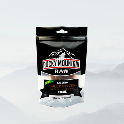 Rocky Mountain Raw Air Dried Bully Sticks Dog Treats 6 Count Rocky Mountain Raw