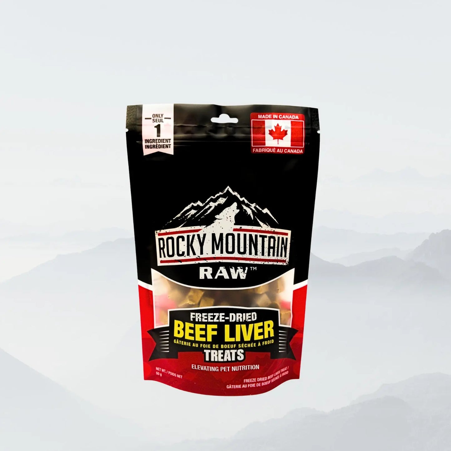 Rocky Mountain Raw Freeze-Dried Beef Liver Pet Treats 1.8 oz Rocky Mountain Raw