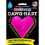 The Ruff Dawg Dawg-Hart Tough Rubber Dog Chew Toy by Ruff Dawg is a bright pink, heart-shaped chew for dogs up to 40 lbs. Ultra-durable, made in the USA, and it floats—perfect for fun playtime!.