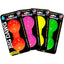 Four Ruff Dawg Big Dawg Barbell Tough Dog Chew Toys (orange, pink, yellow, and green)—each is USA-made and designed for dogs up to 40 lbs.