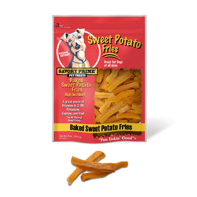 Savory Prime Baked Sweet Potato Fries Dog Treat Savory Prime