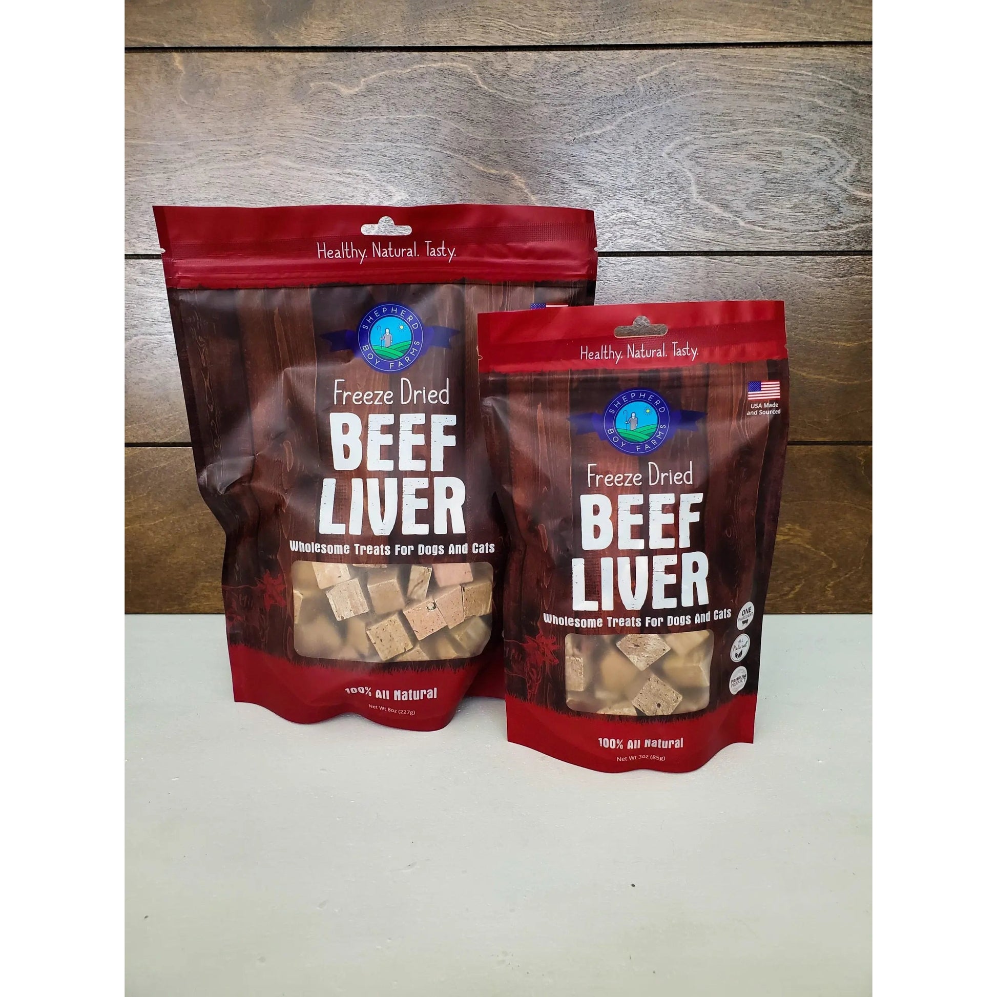 Shepherd Boy Farms Freeze Dried Beef Liver Dog Treats Shepherd Boy Farms