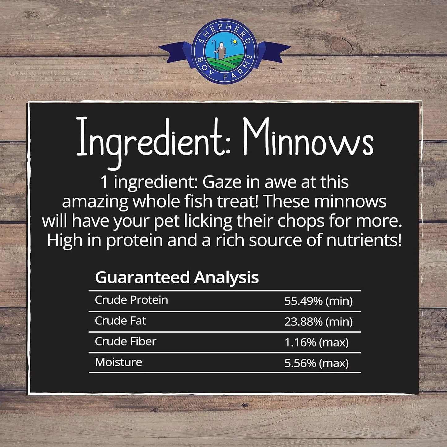 Shepherd Boy Farms Freeze Dried Minnow Dog Treats Shepherd Boy Farms