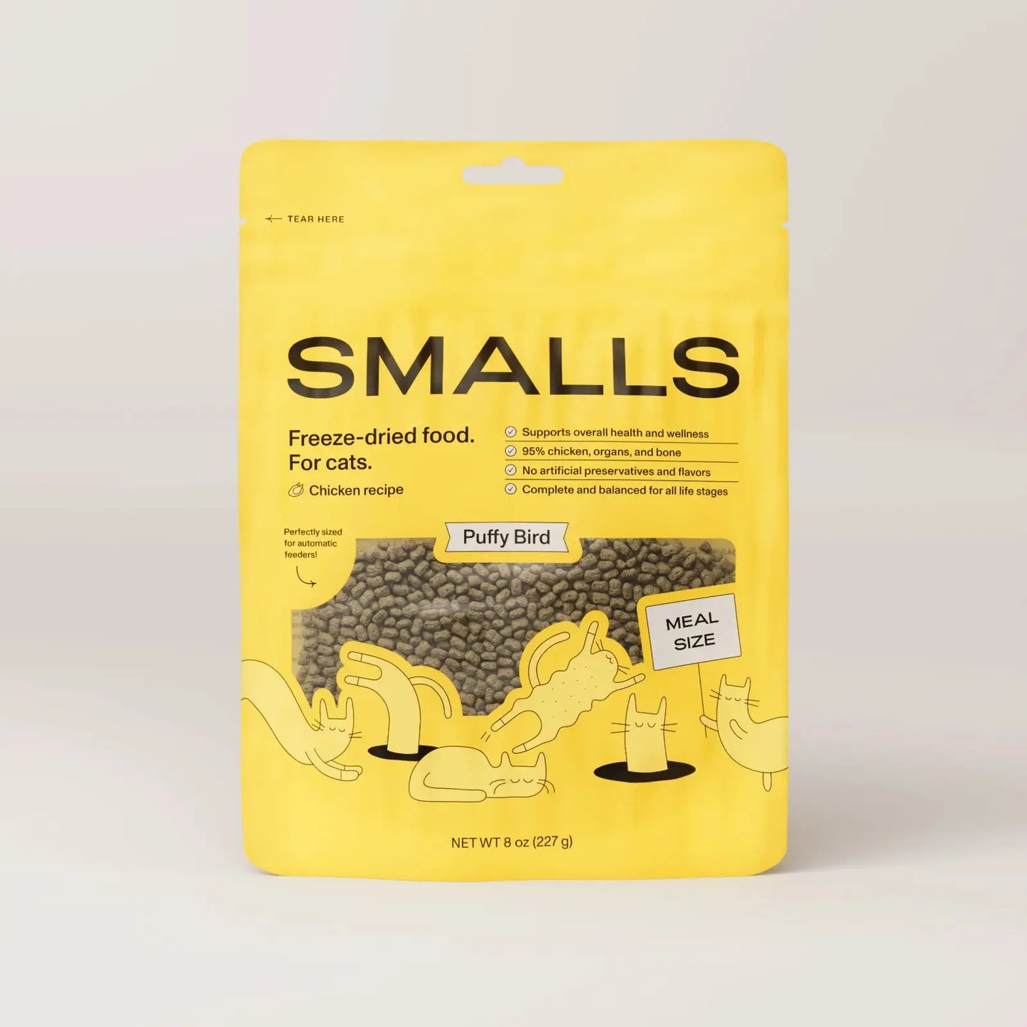 Smalls Puffy Bird Chicken Recipe Freeze-Dried Cat Food Smalls