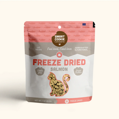 Smart Cookie Freeze-Dried Alaskan Salmon Cat Snacks Smart Cookie