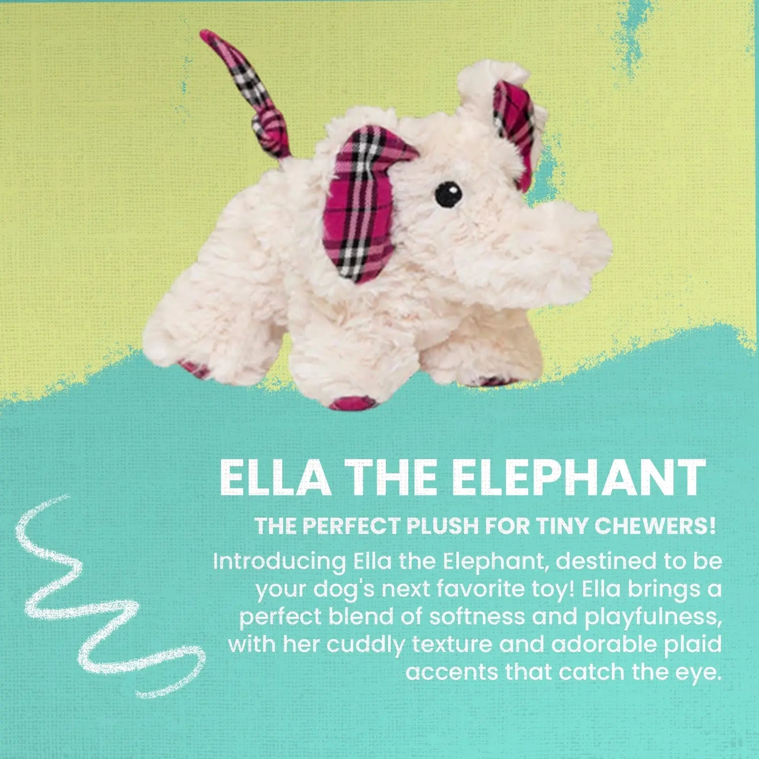 SnugArooz Ella the Elephant Dog Toy SnugArooz