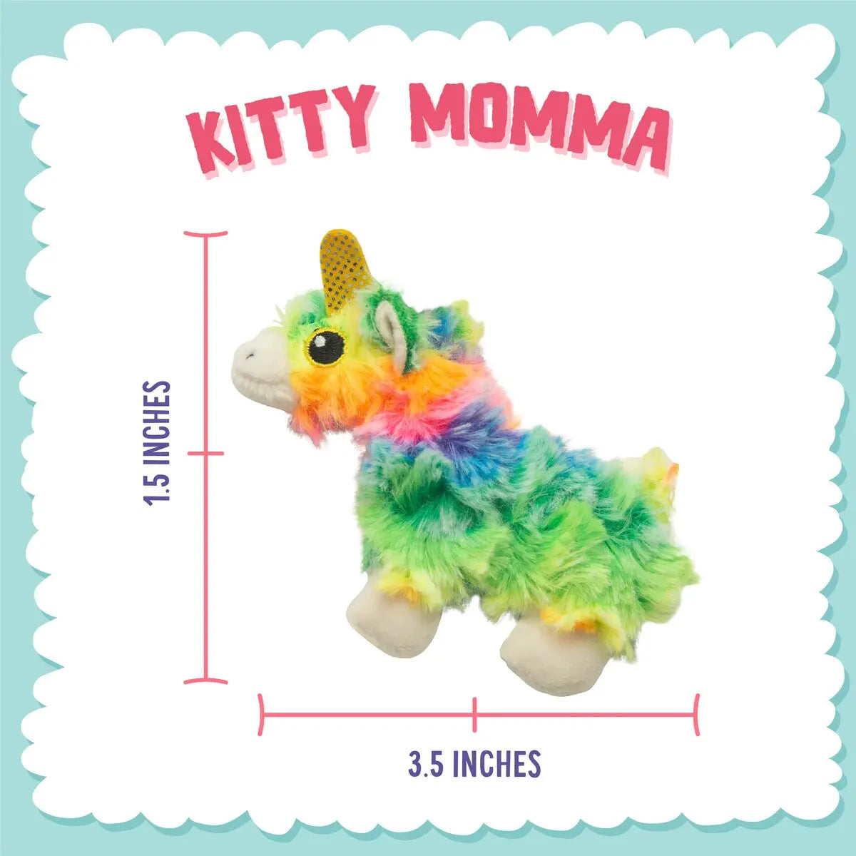 SnugArooz Kitty Momma w/ Catnip Cat Toy 4" SnugArooz