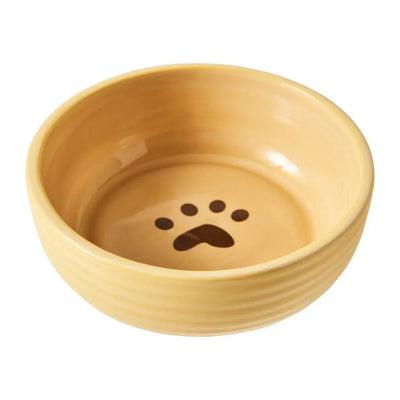 Spot Elegance Ribbed Stoneware Dog Bowl Spot®