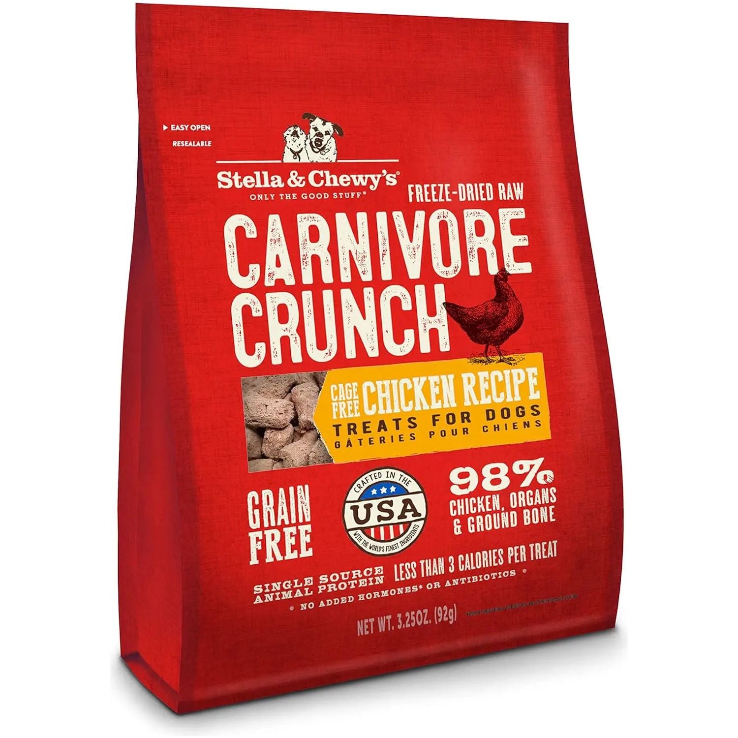 Stella & Chewy's Carnivore Crunch Freeze Dried Dog Treats 3.25 oz Stella & Chewy's